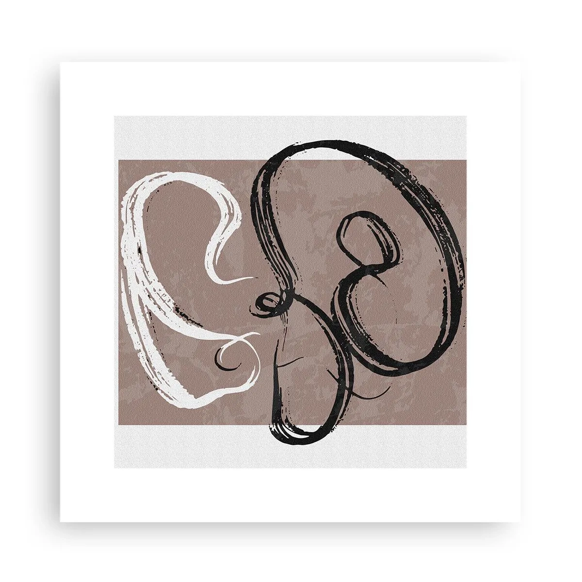 Affiche - Poster - Composition – la recherche de la plénitude - 30x30 cm