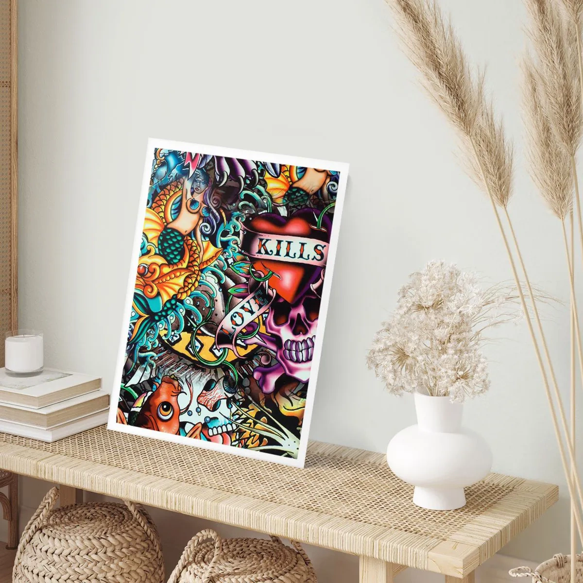 Affiche - Poster - Le rêve du tatoueur - 40x50 cm