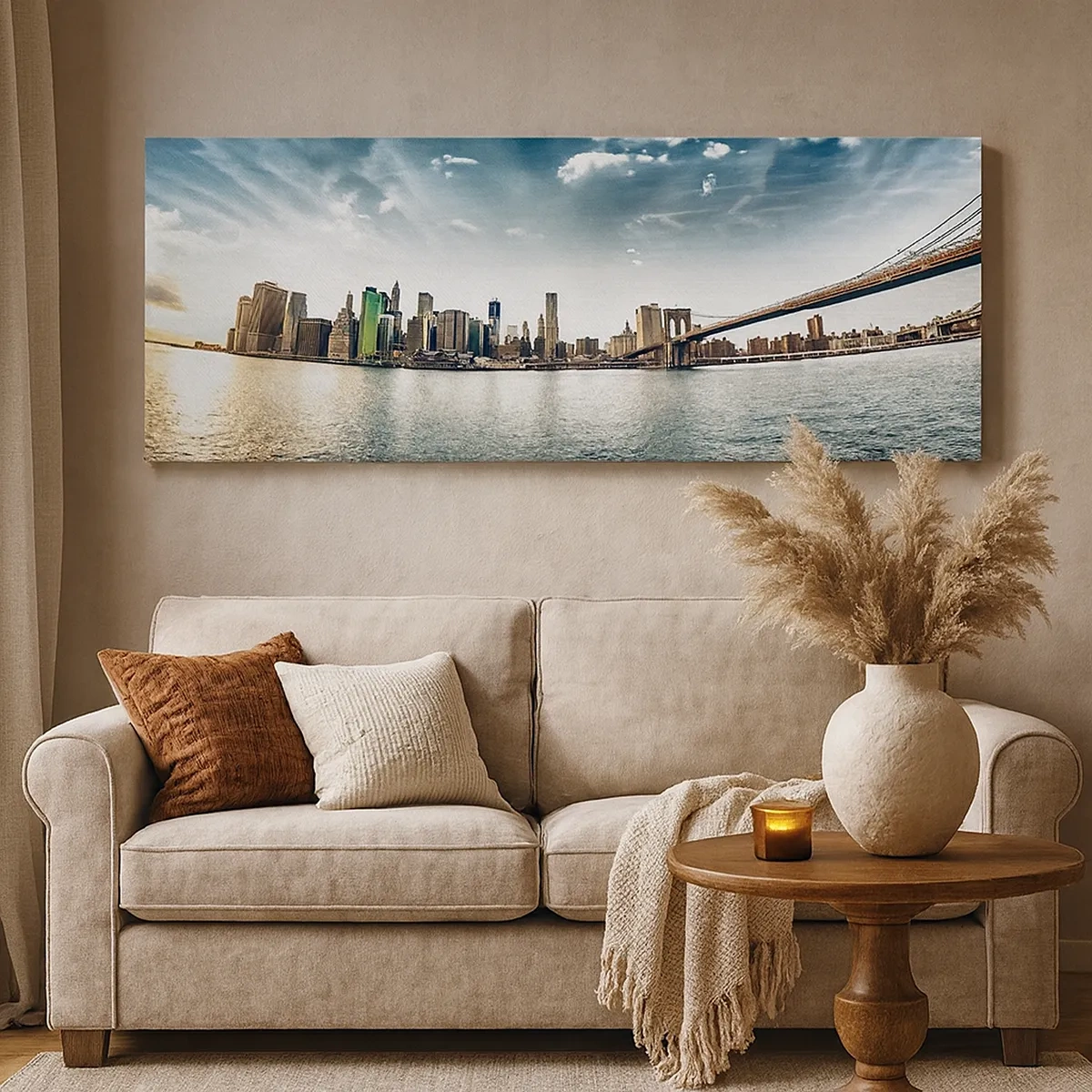 Impression sur toile - Image sur toile - L'île de verre - 30x30 cm