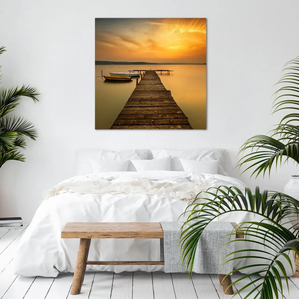 Impression sur toile - Image sur toile - Je t'ouvrirai le ciel d'or - 60x60 cm