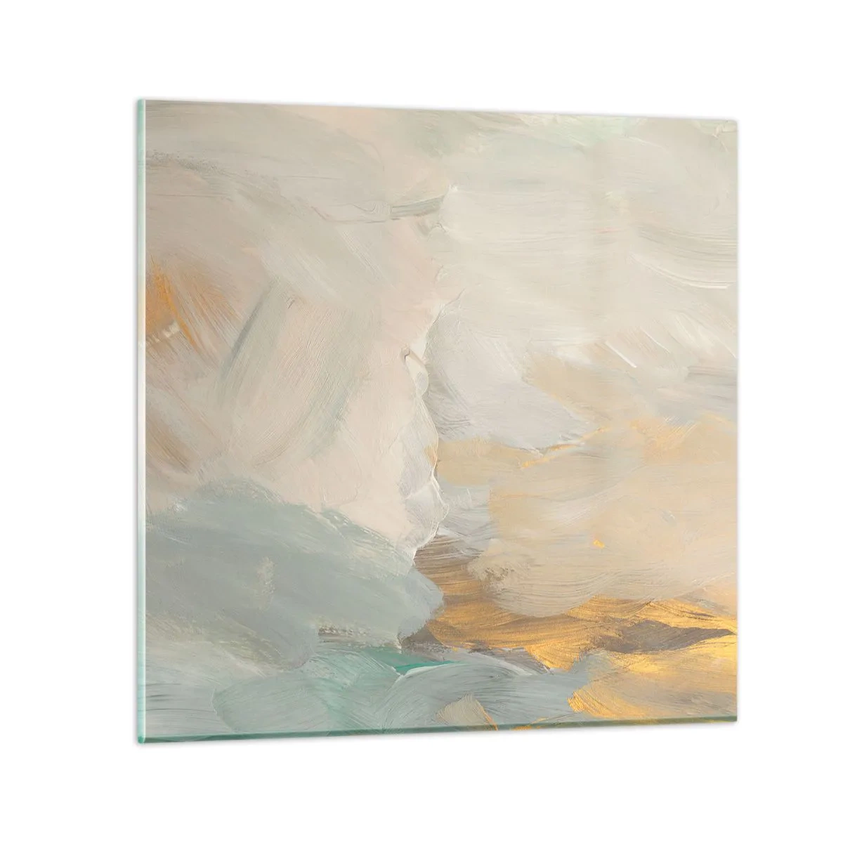 Impression sur verre - Image sur verre - Abstraction – le pays de la douceur - 30x30 cm
