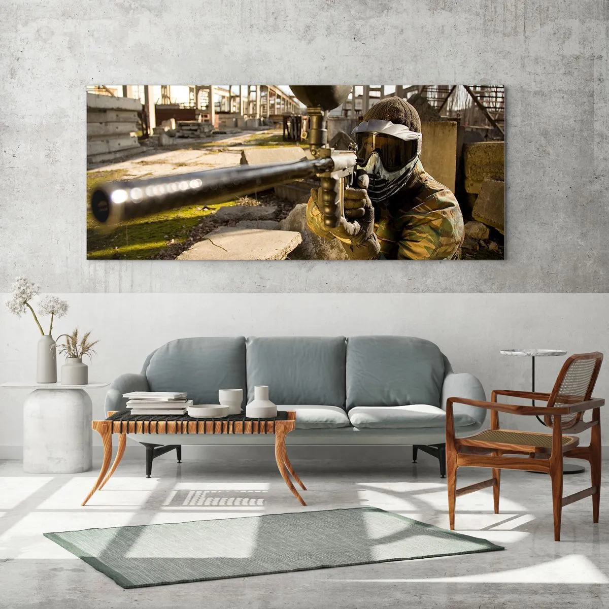 Impression sur verre - Image sur verre - Et vous pouvez devenir un héros - 90x30 cm