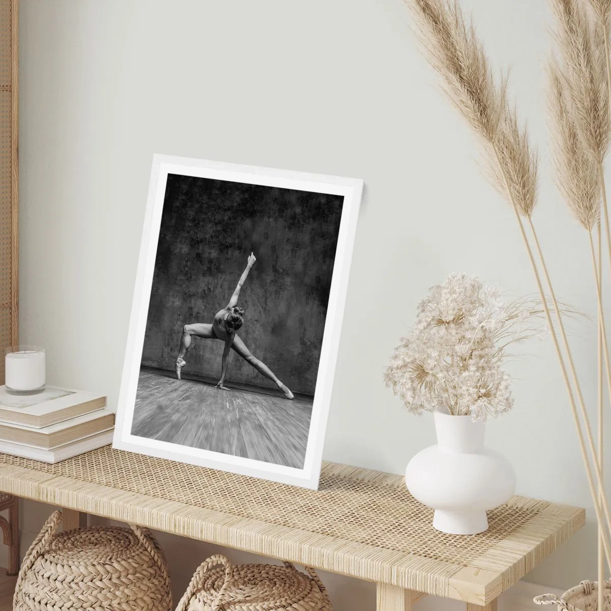 Affiche dans un cadre blanc - Poster - Balance idéale - 50x70 cm