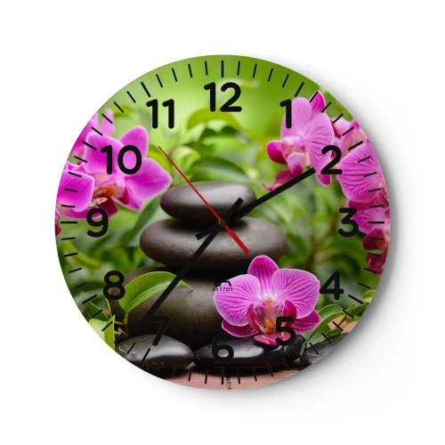 Horloge murale - Pendule murale - Pyramide de la Paix - 40x40 cm