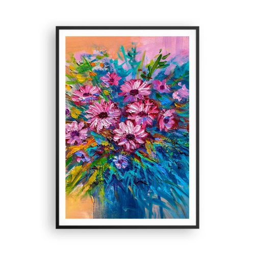 Affiche dans un cadre noir - Poster - Énergie de la vie - 70x100 cm