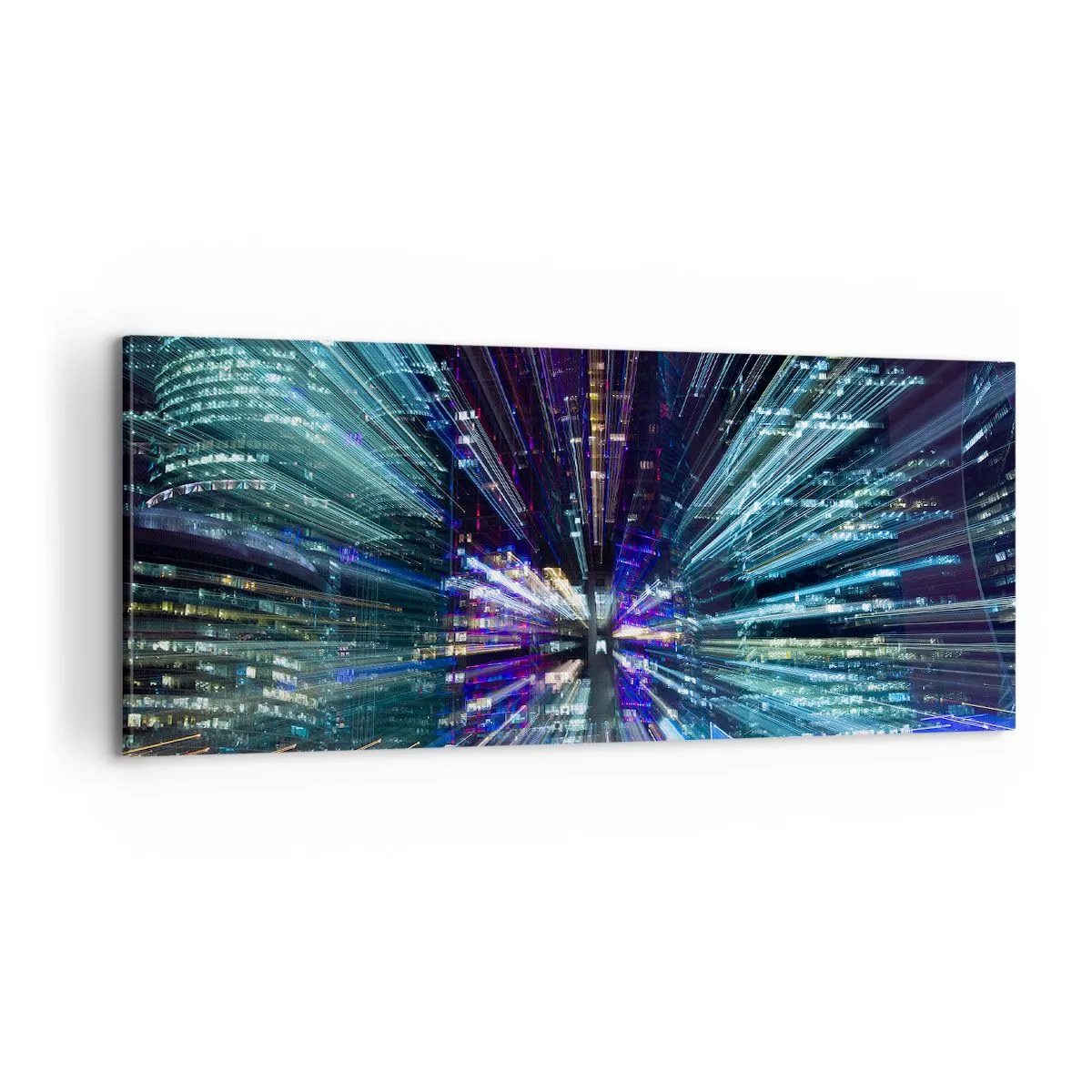 Impression sur toile - Image sur toile - Transition vers l'hyperespace - 100x40 cm