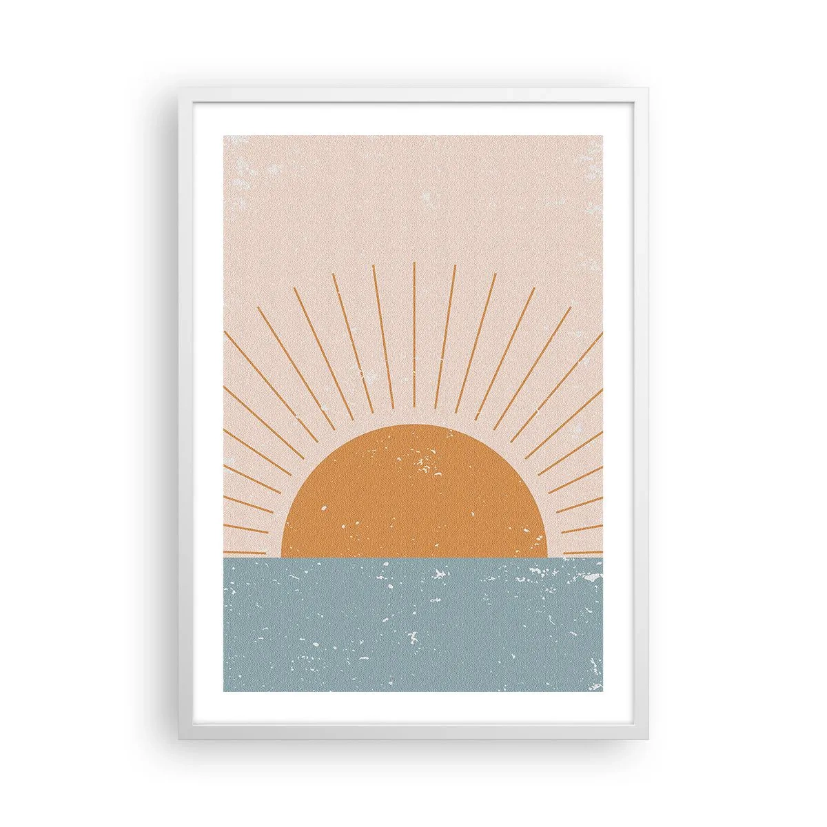 Affiche dans un cadre blanc - Poster - Un miracle au quotidien - 50x70 cm