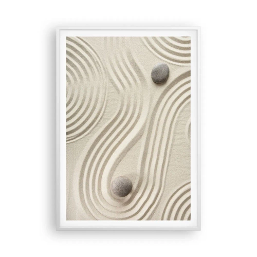 Affiche dans un cadre blanc - Poster - Touche de chaleur - 70x100 cm