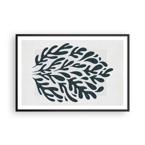 Affiche dans un cadre noir - Poster - Formes de la nature - 91x61 cm
