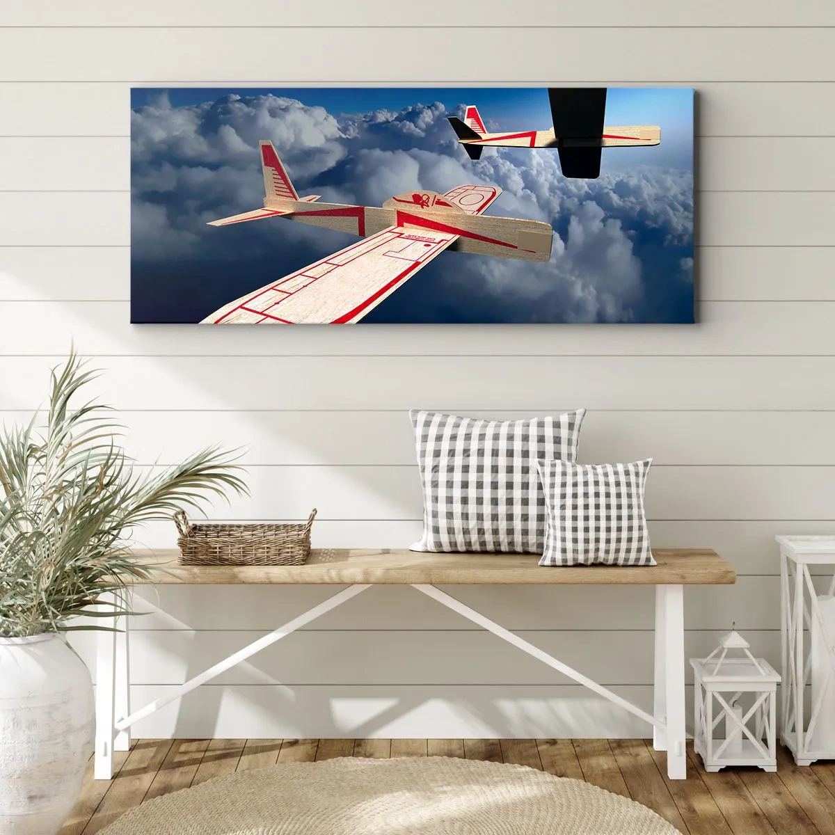Impression sur toile - Image sur toile - Encore plus haut, encore plus loin - 100x40 cm