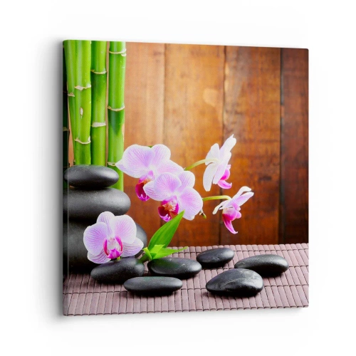 Impression sur toile - Image sur toile - Rencontrez les plaisirs de l'est - 30x30 cm