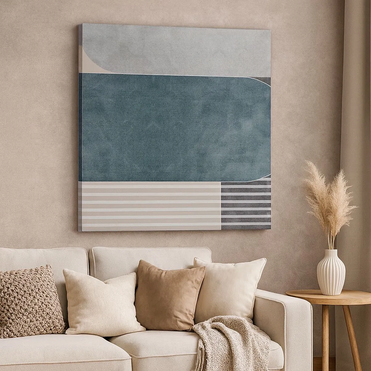 Impression sur toile - Image sur toile - Composition de niveaux - 30x30 cm