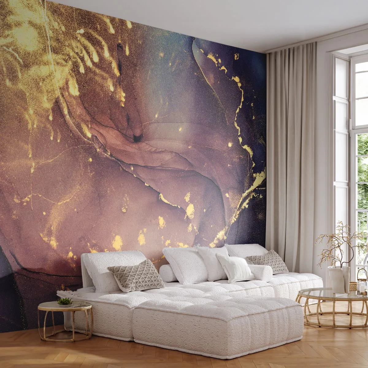 Papier Peint Photo Standard Eco - Matière et esprit - Abstraction, Morceau, Modèle moderne - 150x105 cm