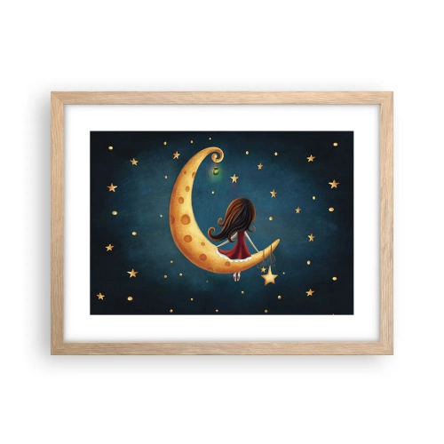 Affiche dans un chêne clair - Poster - Il était une fois... - 40x30 cm