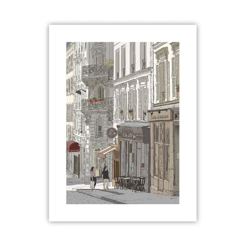 Affiche - Poster - Joie de la ville - 30x40 cm