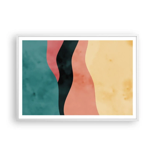 Affiche dans un cadre blanc - Poster - Conformité non-conforme - 100x70 cm
