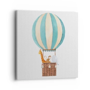 Impression sur toile - Image sur toile - Voyage fantastique - 40x40 cm