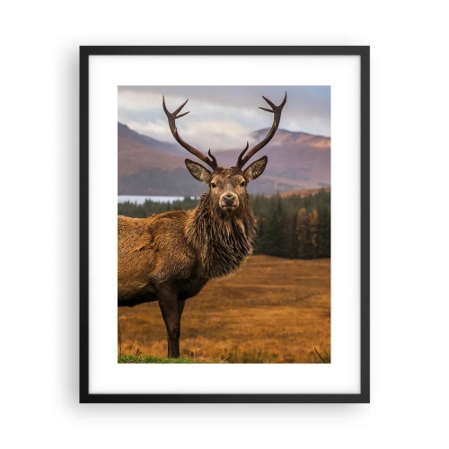 Affiche dans un cadre noir - Poster - Majesté de la nature - 40x50 cm