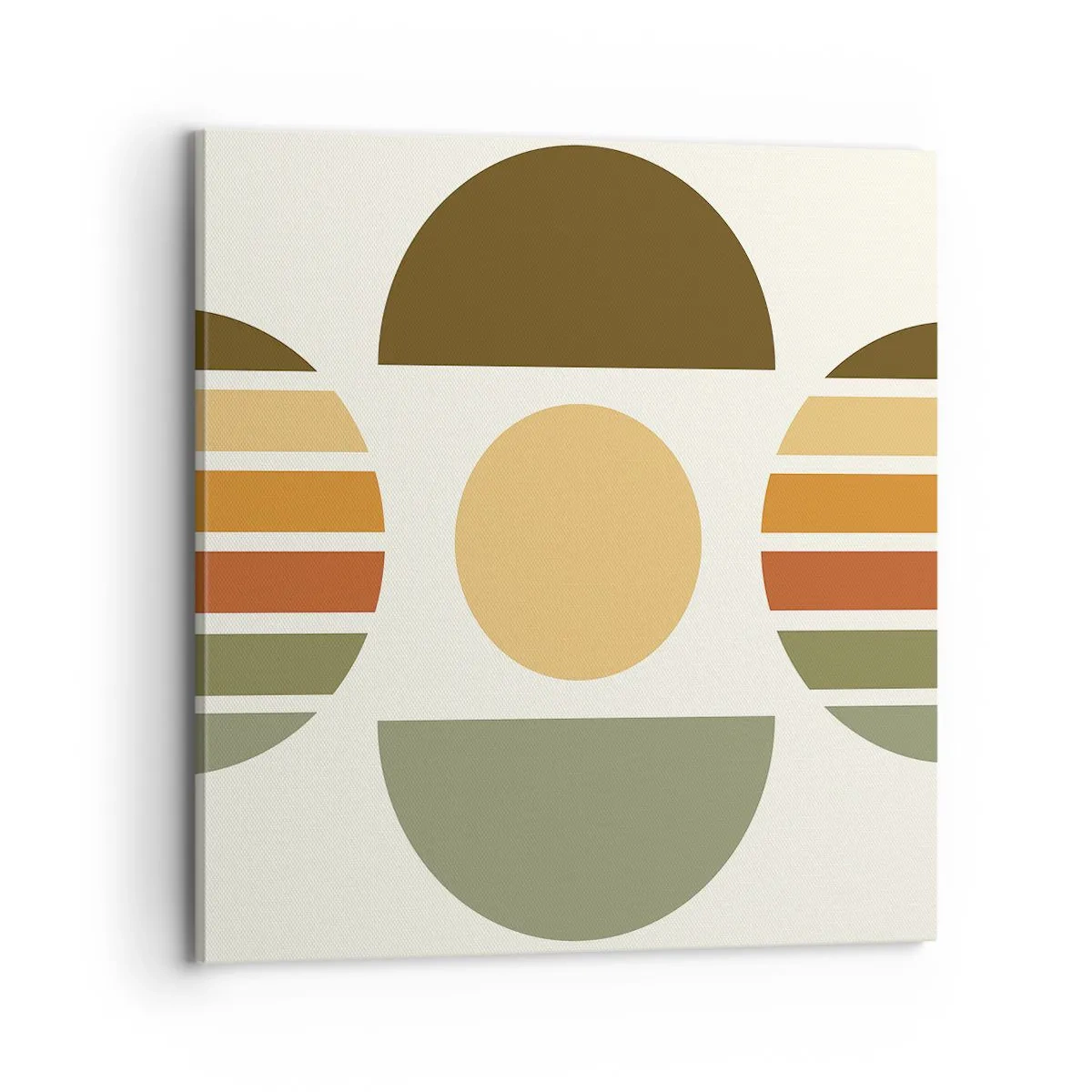 Impression sur toile - Image sur toile - Dans les coulaurs de la terre - 70x70 cm