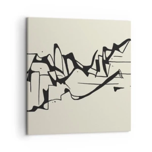 Impression sur toile - Image sur toile - Peut-être un paysage - 50x50 cm