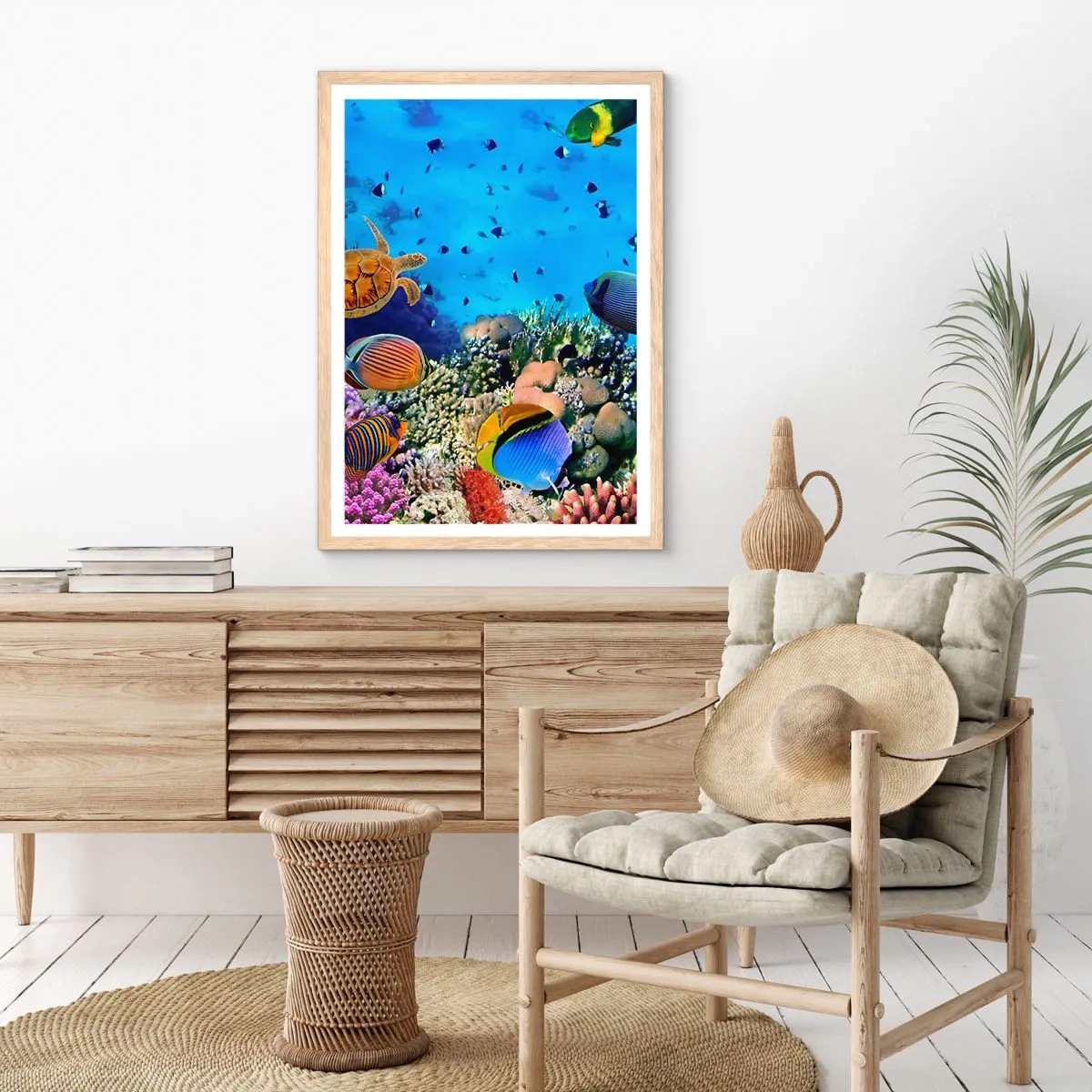 Affiche dans un chêne clair - Poster - Et que sait-on de la vie… - 30x40 cm