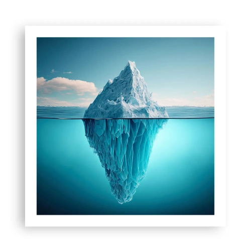 Affiche - Poster - Reine de Glace - 60x60 cm