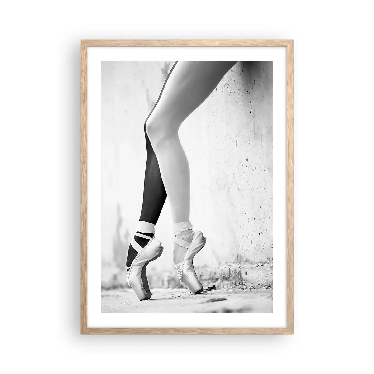 Affiche dans un chêne clair - Poster - Ballerine, voilà ! - 50x70 cm