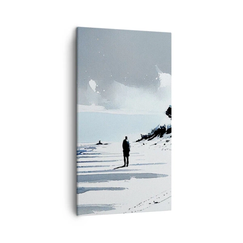 Impression sur toile - Image sur toile - Seul à seul - 45x80 cm