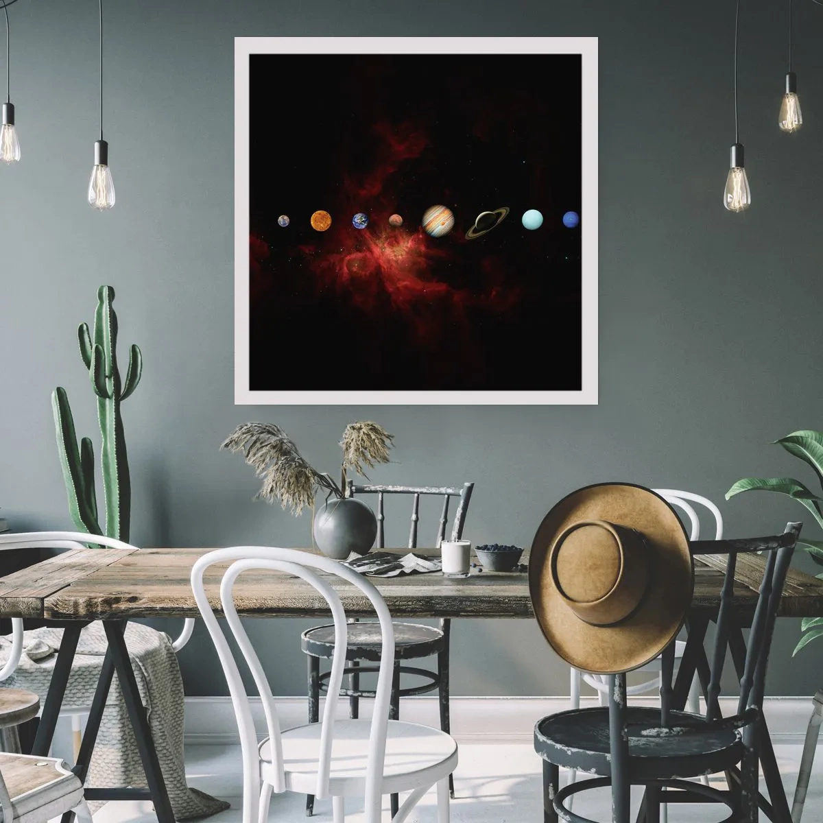 Affiche - Poster - Notre quartier - 40x40 cm