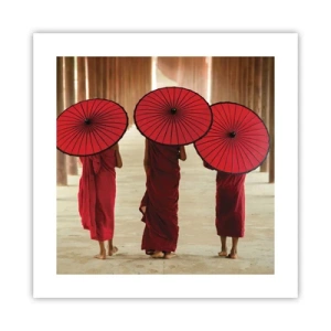 Affiche - Poster - Sur la route du pays pure - 40x40 cm