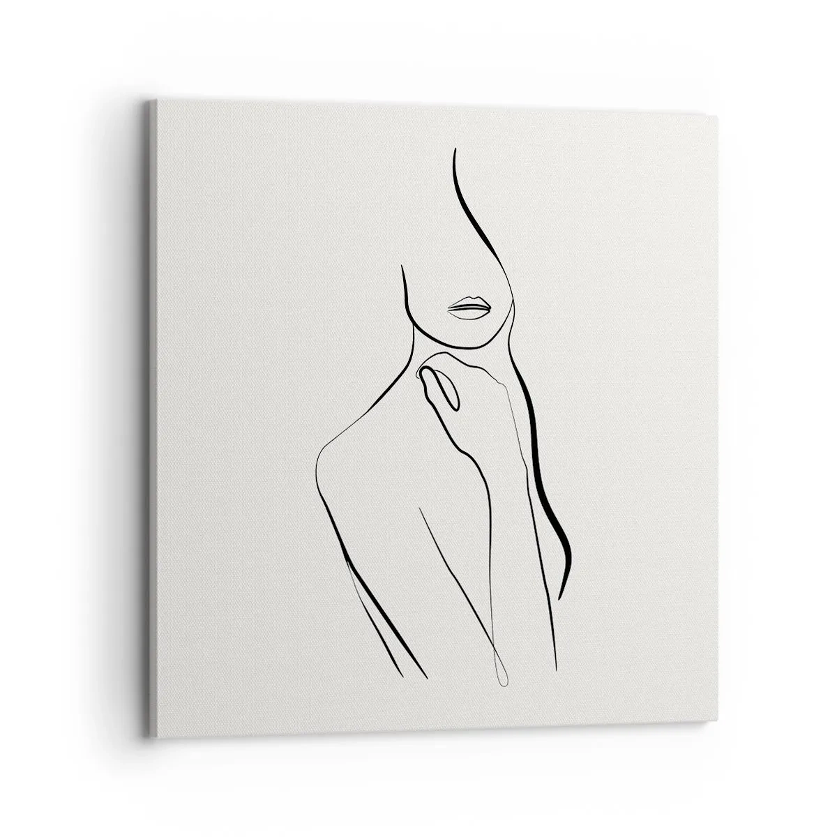Impression sur toile - Image sur toile - Vague de mélancolie - 70x70 cm