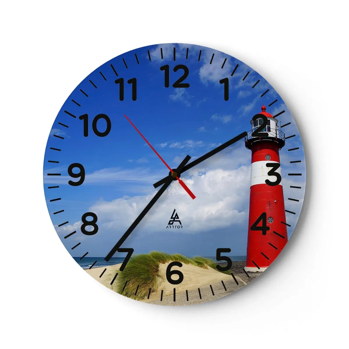 Horloge murale - Pendule murale - Rêve de solitude - 30x30 cm