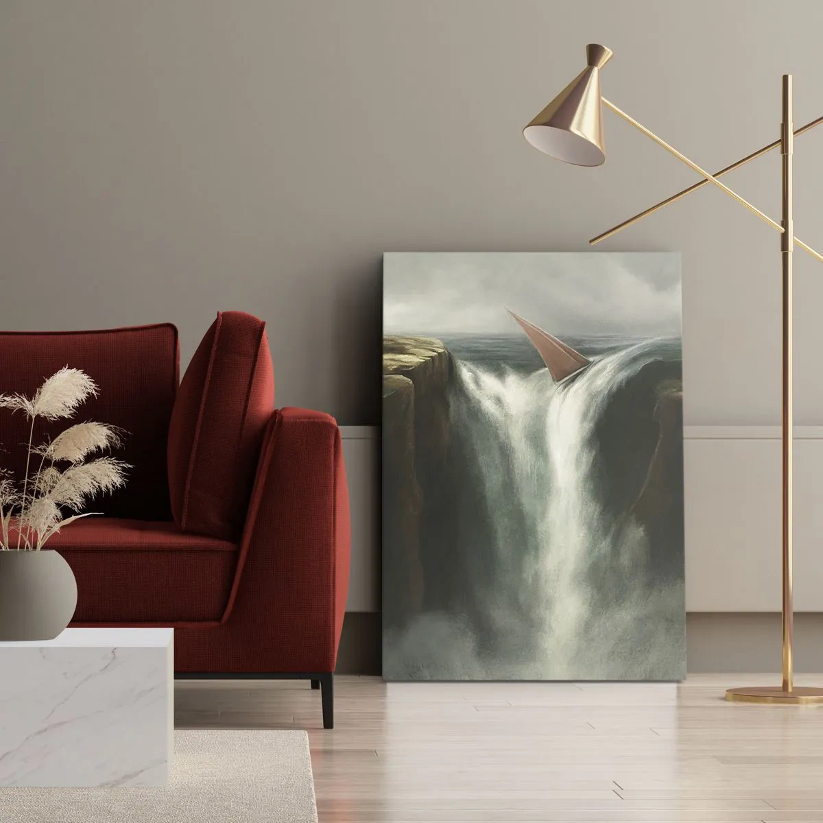 Impression sur toile - Image sur toile - Un avertissement de la vie - 45x80 cm