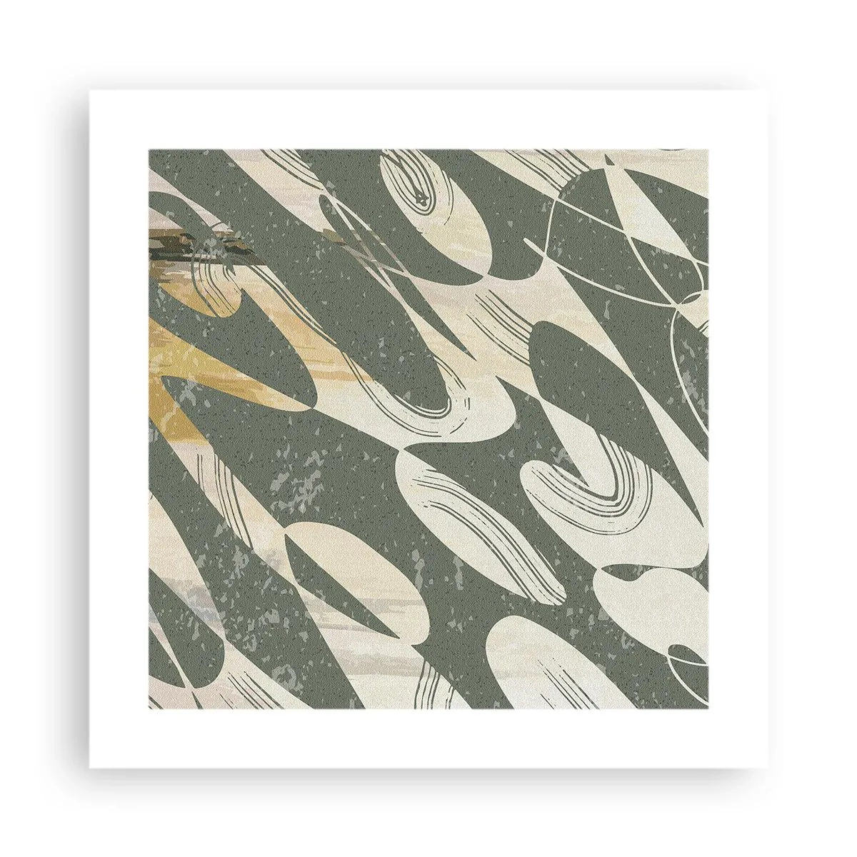 Affiche - Poster - Abstraction rythmique - 40x40 cm