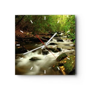 Horloge murale - Pendule murale - Comme de l'argent liquide - 40x40 cm