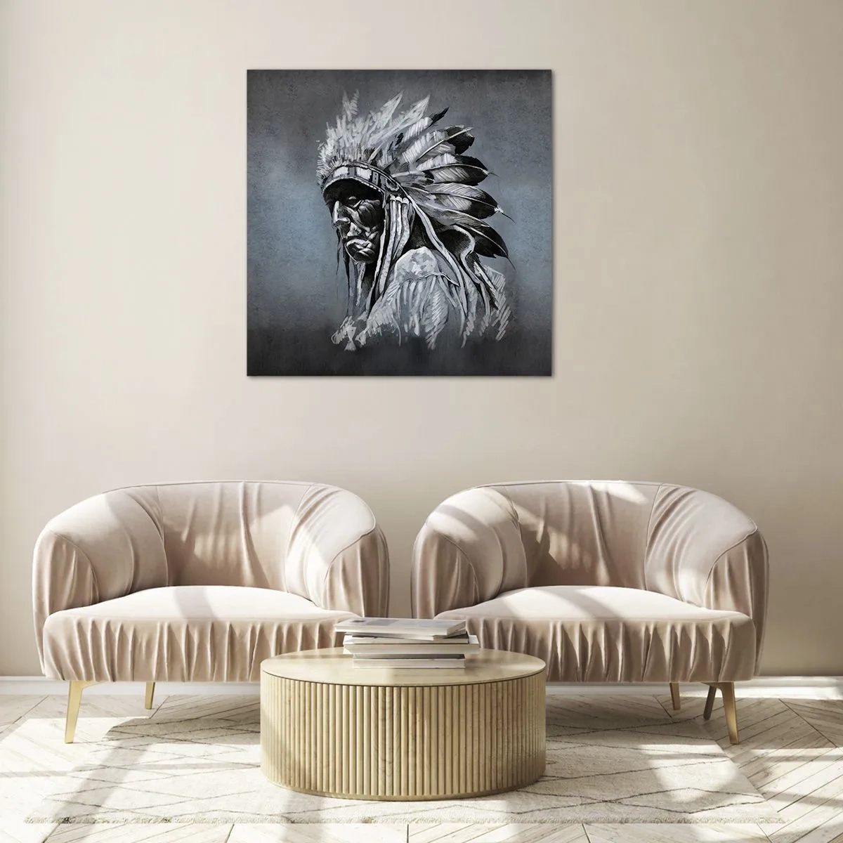 Impression sur verre - Image sur verre - Retour aux sources - 70x70 cm