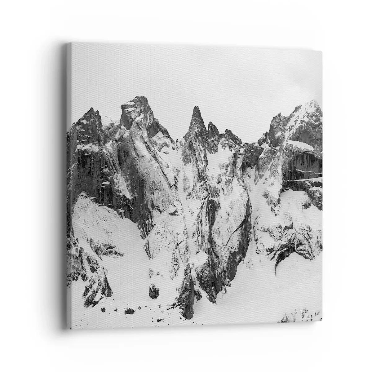 Impression sur toile - Image sur toile - Crête dangereuse de granit - 40x40 cm