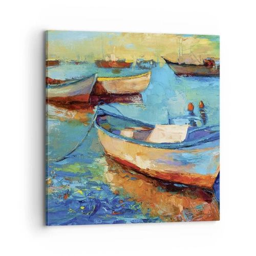 Impression sur toile - Image sur toile - Dans la baie du sud - 70x70 cm