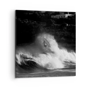 Impression sur toile - Image sur toile - Défi accepté! - 50x50 cm