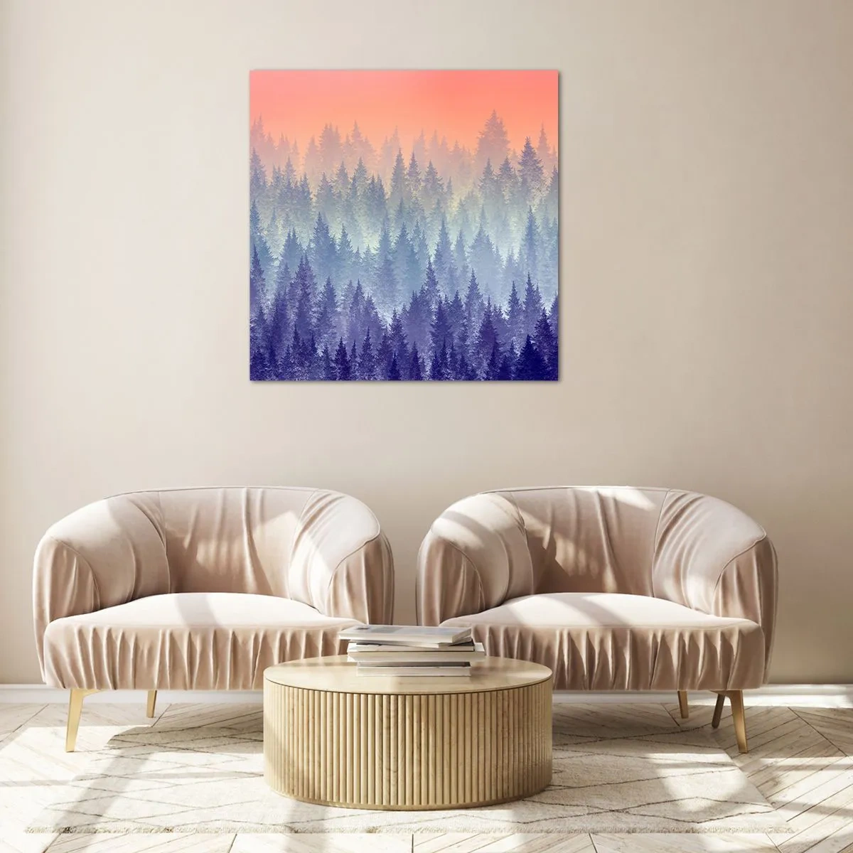 Impression sur verre - Image sur verre - Haut, plus haut, vers le ciel - 50x50 cm