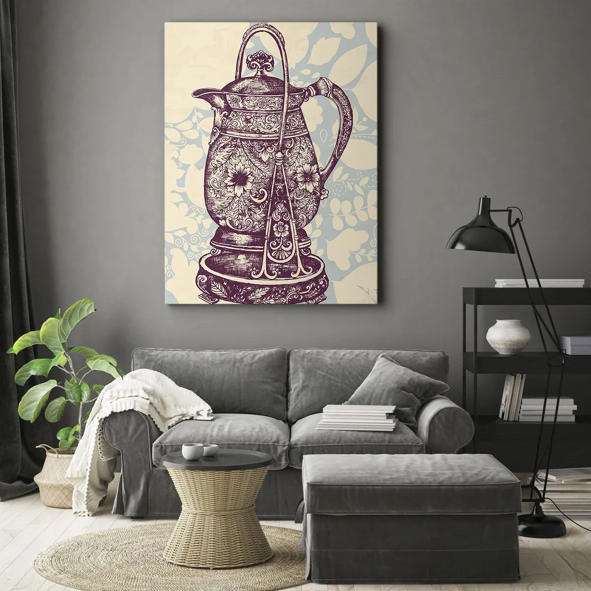 Impression sur toile - Image sur toile - La beauté du quotidien - 45x80 cm