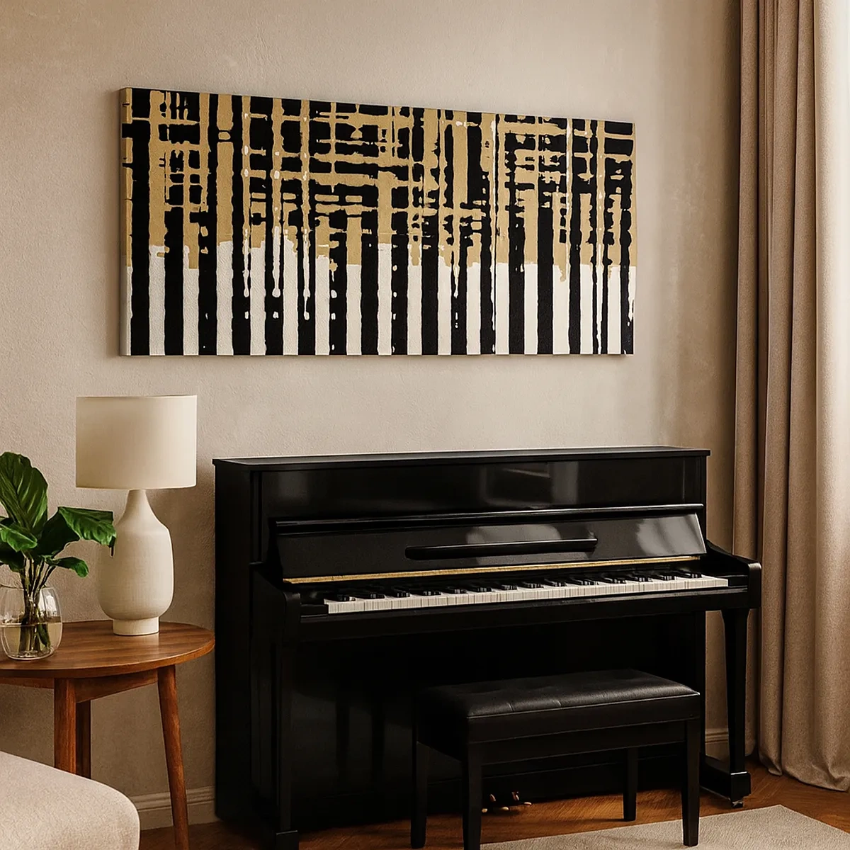 Impression sur toile - Image sur toile - Abstraction architecturale - 30x30 cm