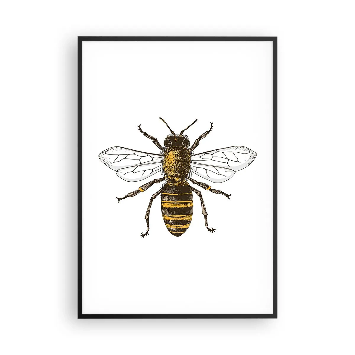 Affiche dans un cadre noir - Poster - Belle et bonne - 70x100 cm