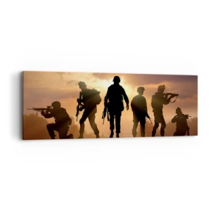 Impression sur toile - Image sur toile - Brothers in arms - 90x30 cm