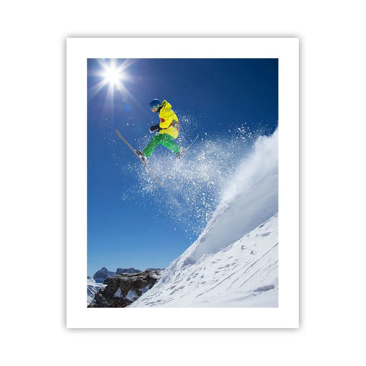 Affiche - Poster - Danse avec les montagnes - 40x50 cm