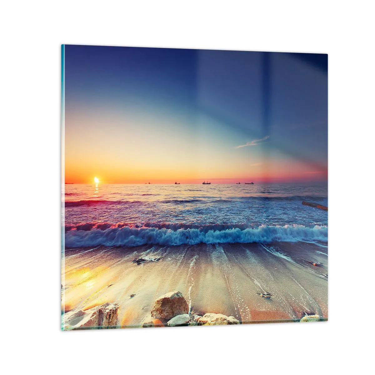 Impression sur verre - Image sur verre - Mais quel horizon ? - 40x40 cm