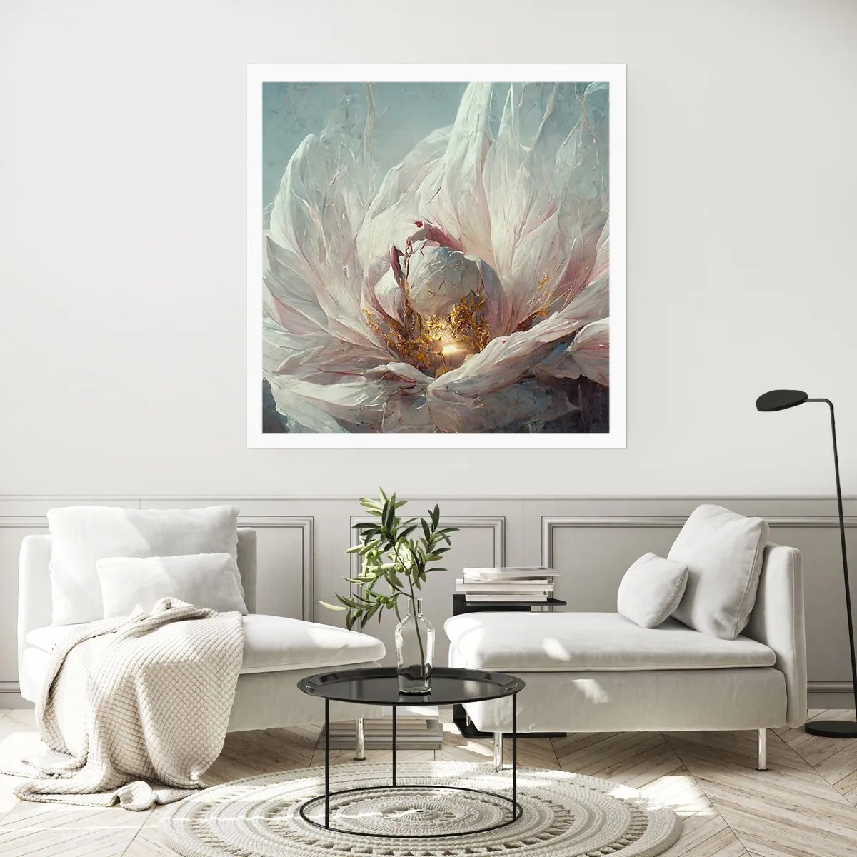Affiche - Poster - Il fleurit une fois tous les cent ans - 50x50 cm