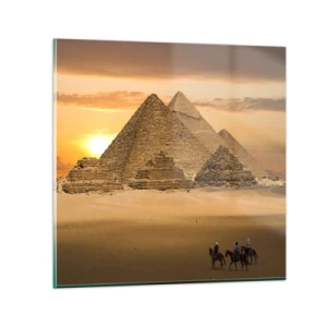 Impression sur verre - Image sur verre - Aucun changement depuis des milliers d'années - 70x70 cm