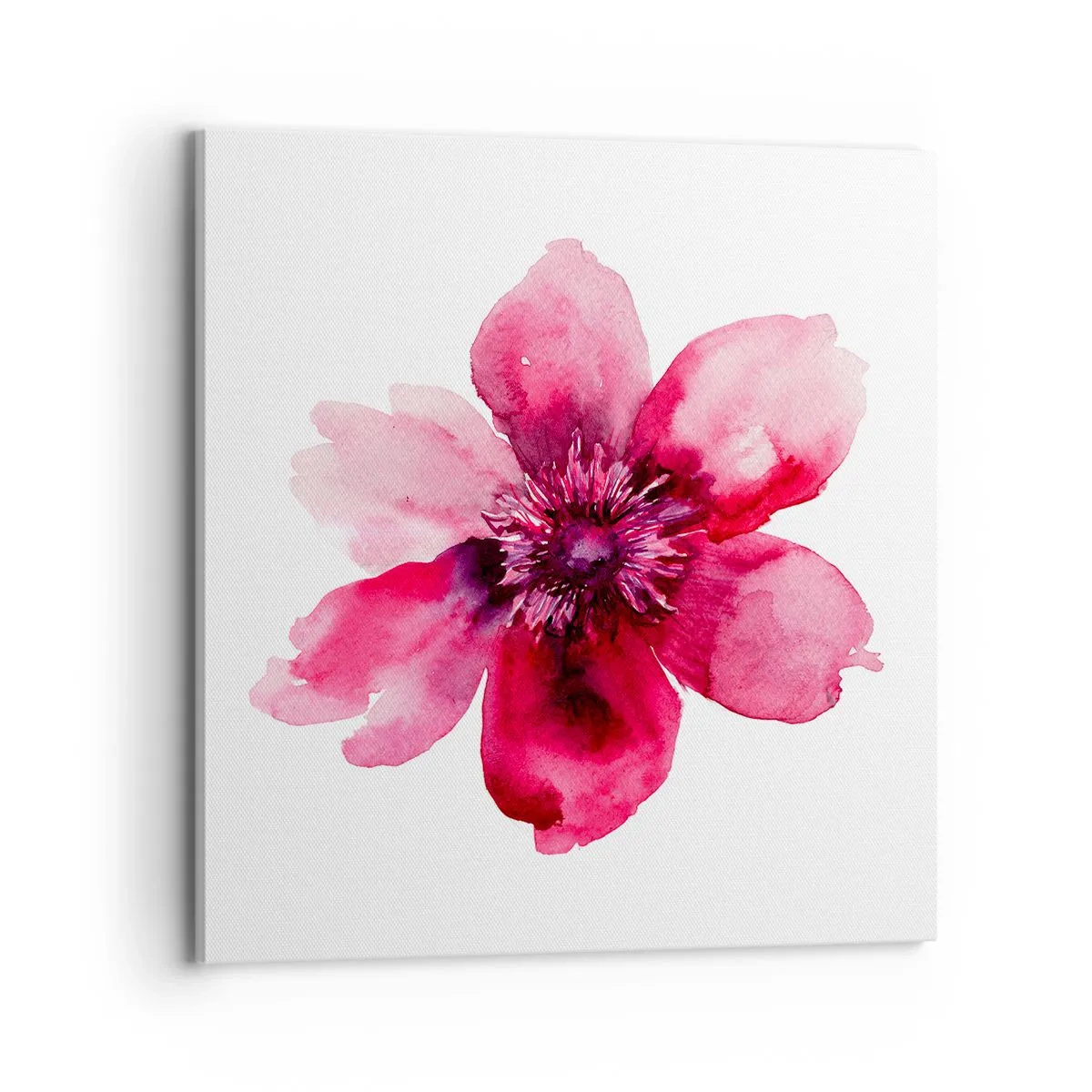 Impression sur toile - Image sur toile - Un baiser parfumé au carmin - 70x70 cm