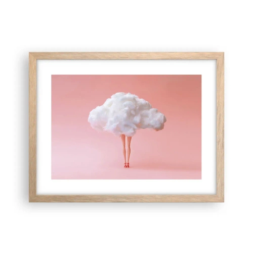 Affiche dans un chêne clair - Poster - Douce promesse - 40x30 cm